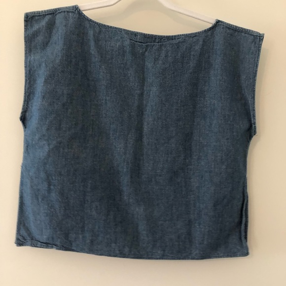 OZMA denim sleeveless top, EUC - Picture 6 of 10